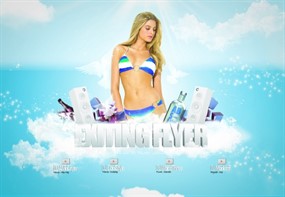 夏季美女psd素材下载